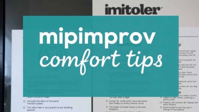 comfort tips mipimprov